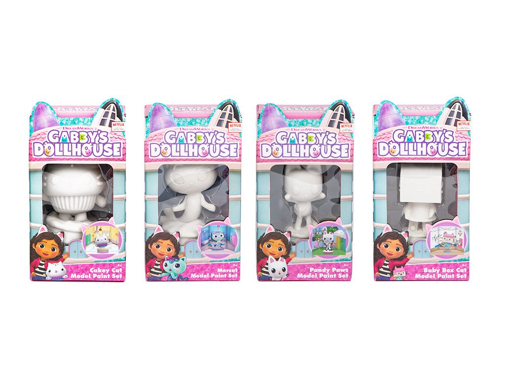 Gabbys Dollhouse Pyo Figures - 4 Asrt
