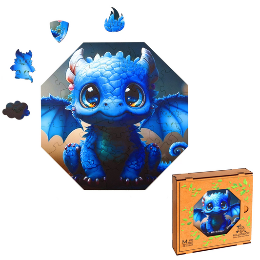 Diego Dragon Wooden Puzzle Oktagon M