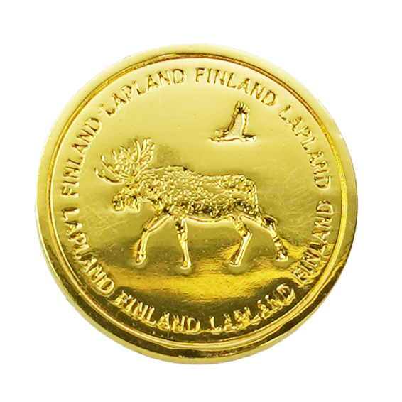 Moose Coin 3,2 cm LAP FIN