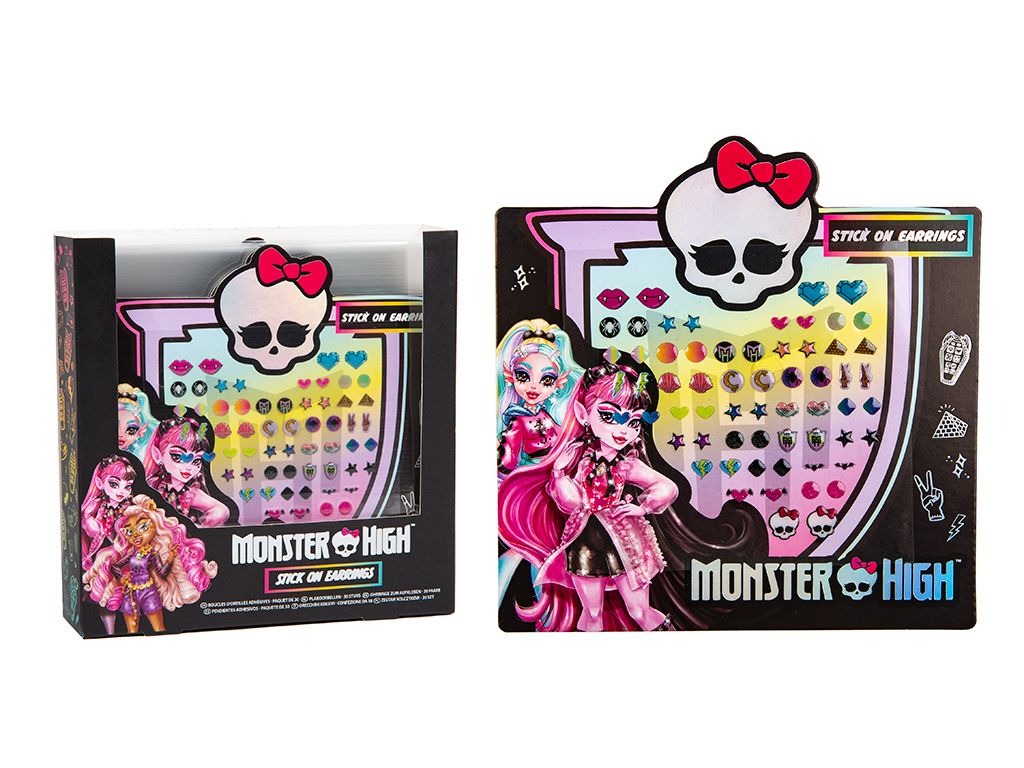 Monster High Stick On Earrings