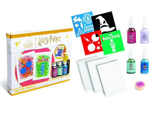 Harry Potter Spray Paint Canvas Art