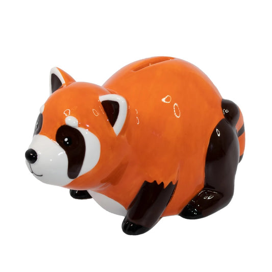 Crockery Critters Money Box - Red Panda