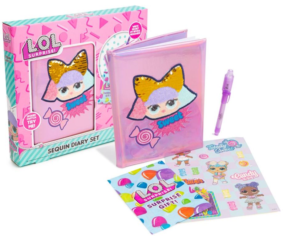 Lol Sequin Diary Set