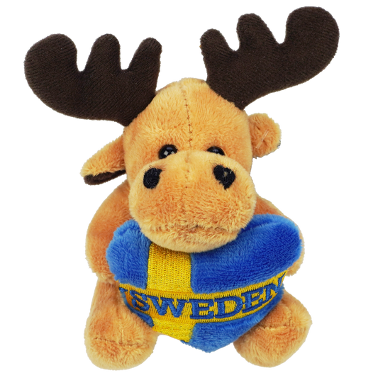 Heart Flag Antler Buddy Plush XS 9cm Magnet SWE