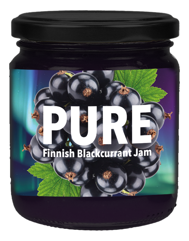 Pure Mustaherukkahillo 310g