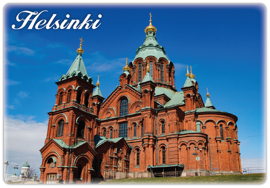 Uspenskin Katedraali Kuvamagneetti HEL