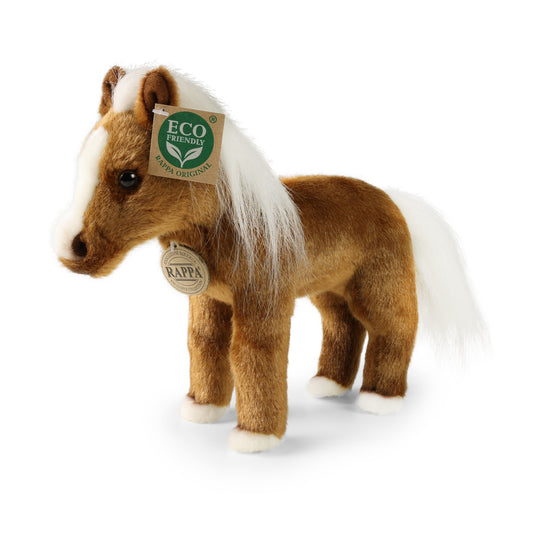 Plush brown horse 23 cm