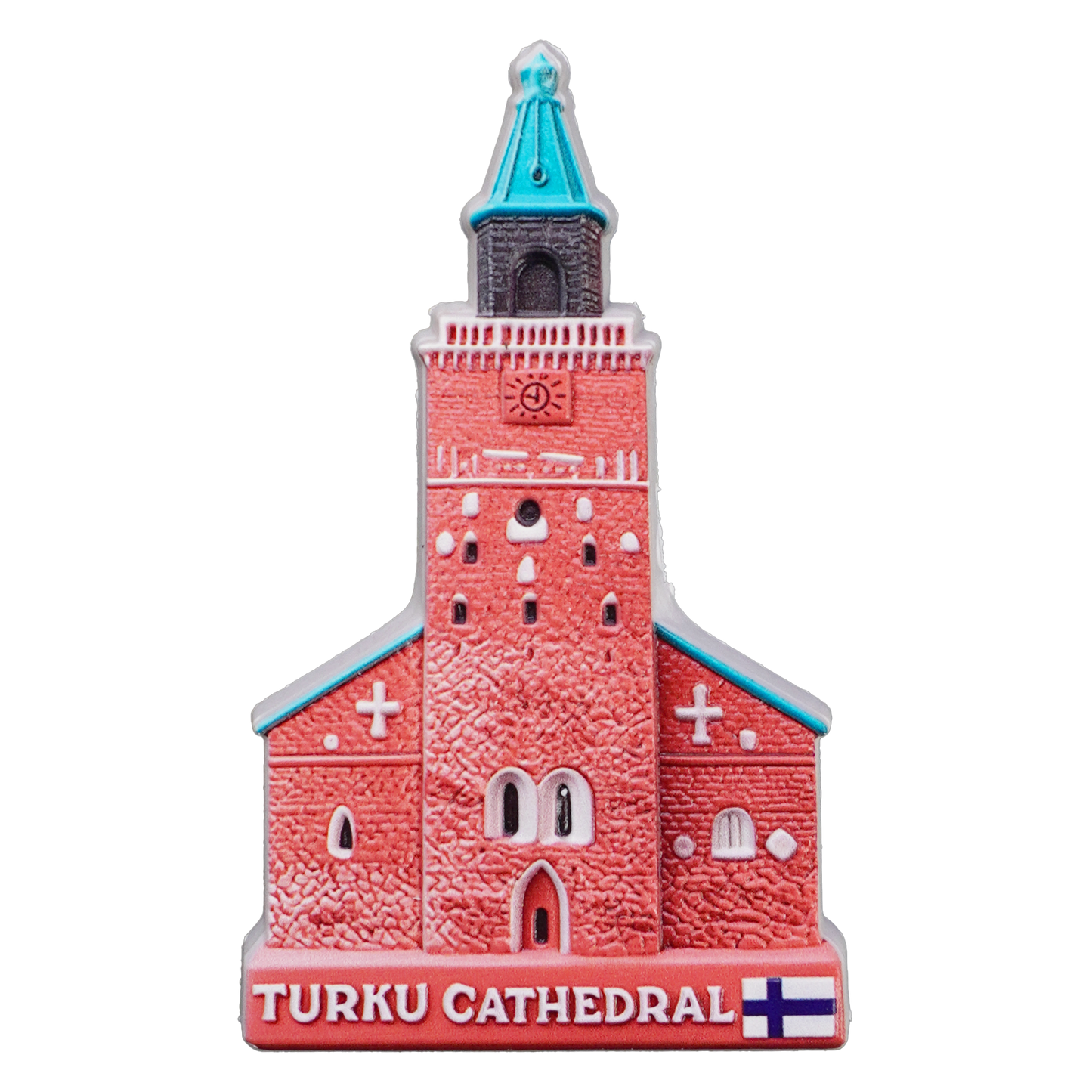 Turku Cathedral ceramic magnet