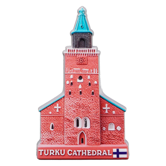 Turku Cathedral ceramic magnet
