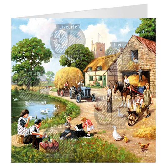 3D LiveLife Greetings Cards - Harvest Time