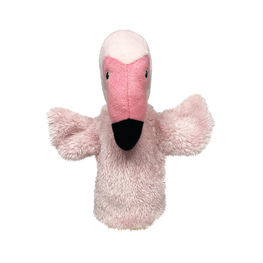 EcoBuddiez Hand Puppet - Flamingo