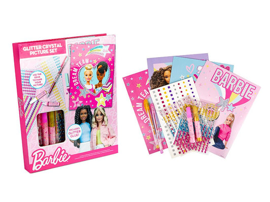 Barbie Metallic Crystal Picture Set