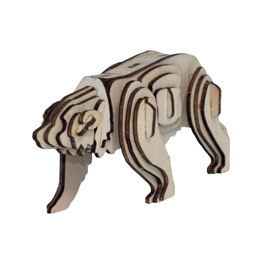 Eco 3D Wooden Puzzle - Bear