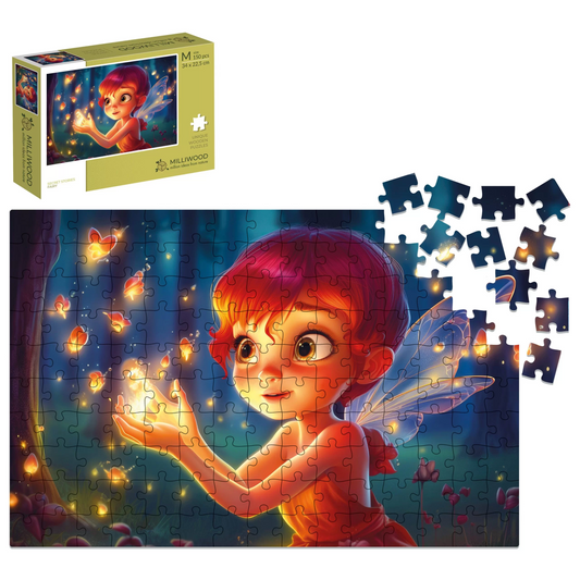 Fairy Wooden Puzzle Rectangle M