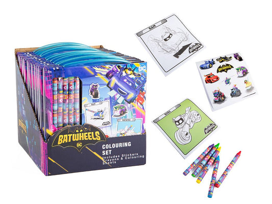Batwheels On The Go Colouring Set