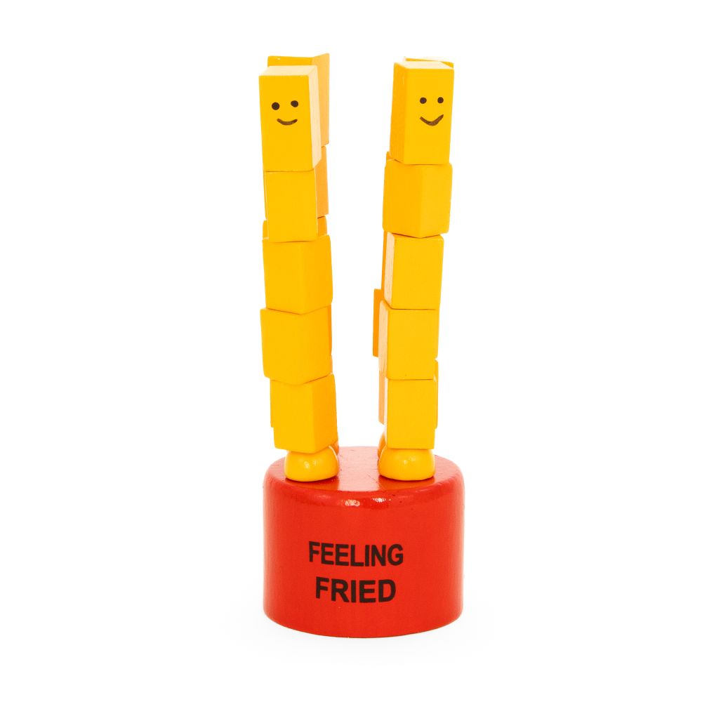 WD358F Feeling Fried Push Puppet FSC 100%