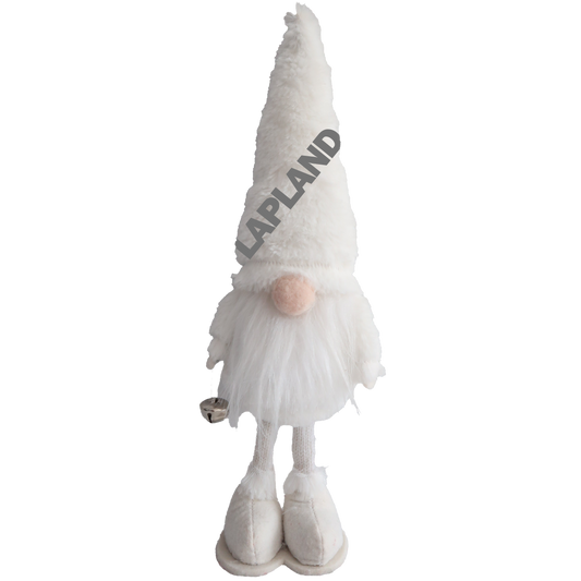 Cap Santa white teddy fabric 28 cm LAP