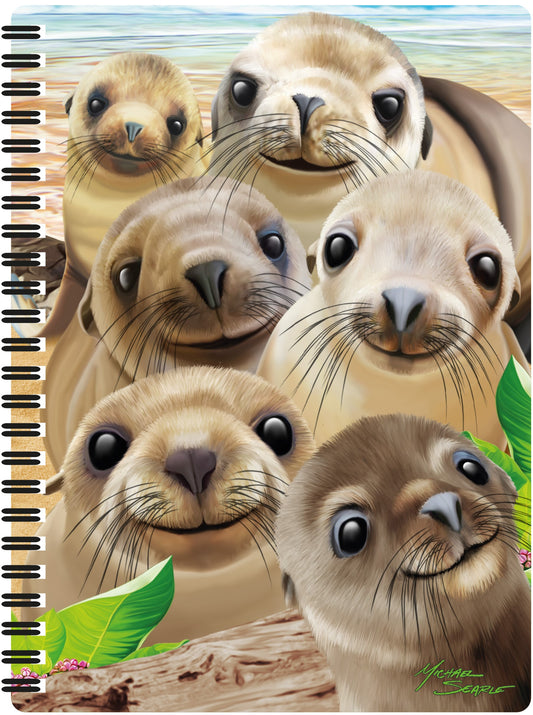 3D LiveLife Notebooks - Sea Lion Snap