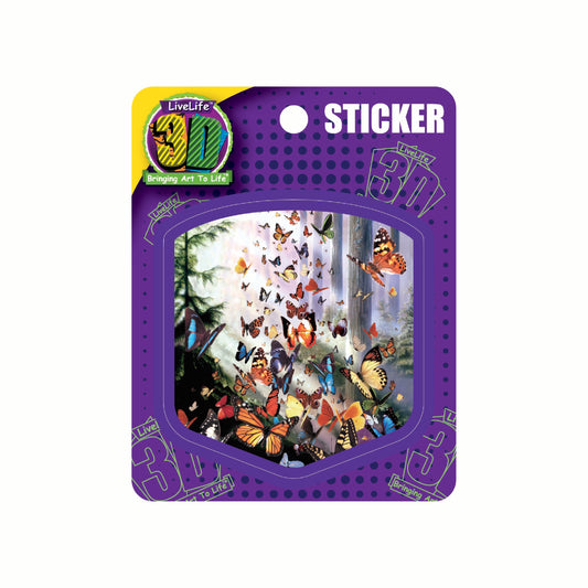 3D LiveLife Stickers - Butterfly Woods