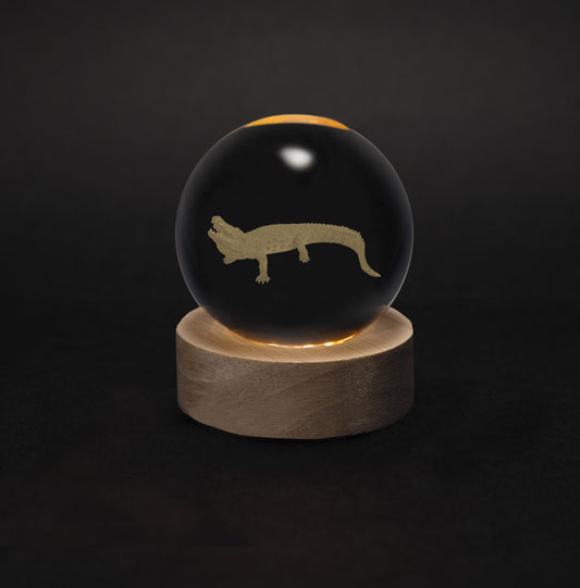 Crystal Silhouettes Globes - Gator
