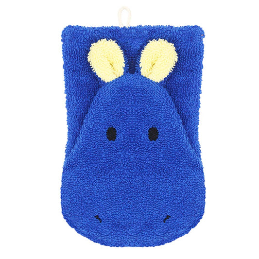 Hippo blue Washcloths Small