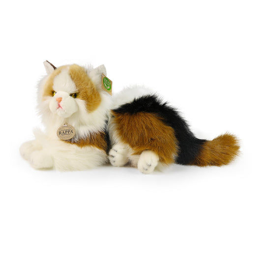 Plush three-colored cat 30 cm