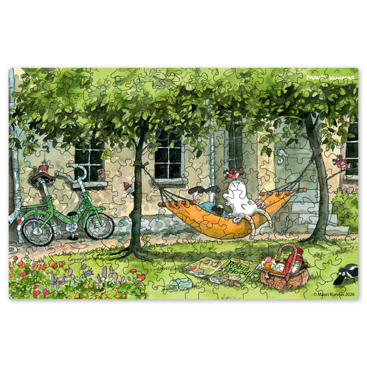 Mr. Clutterbuck On A Hammock Puzzle Rectangle 150 pcs