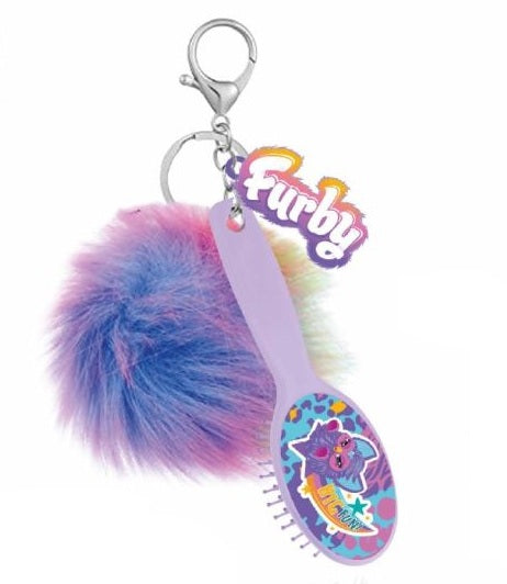 Furby Hairbrush Fun Bag Keyring