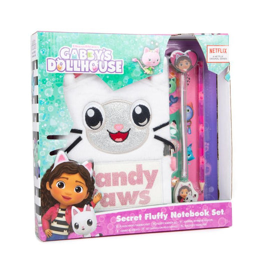 Gabbys Dollhouse Secret Fluffy Notebook Set