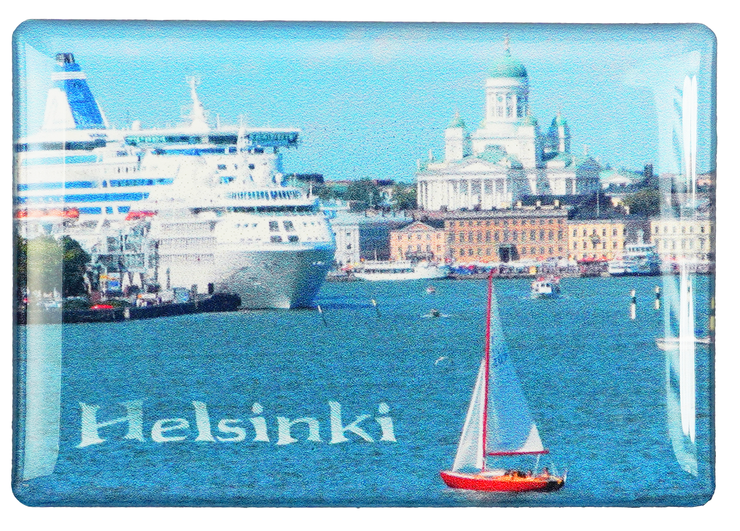 Merellinen Helsinki Kuvamagneetti HEL