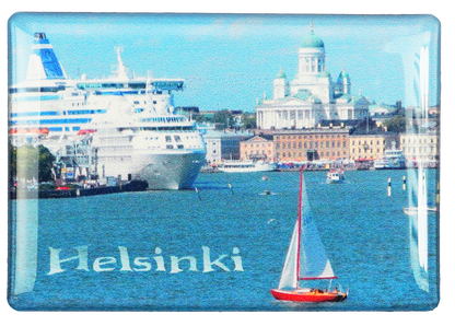 Merellinen Helsinki Kuvamagneetti HEL