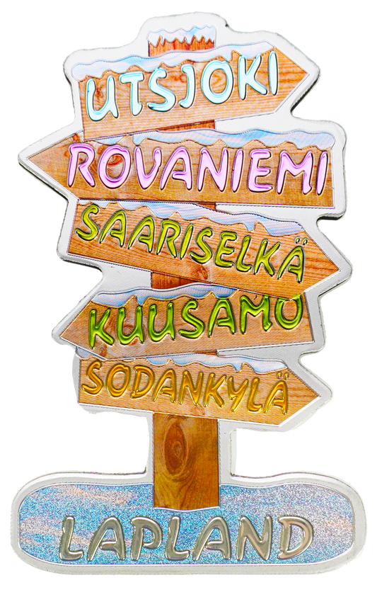 Tienviitta Lapland Alumiinimagneetti LAP