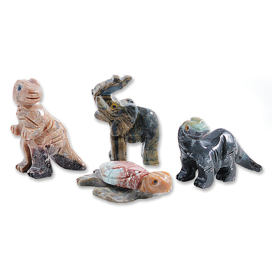 RM101 Soapstone Animals British Wildlife