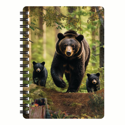 3D LiveLife Jotters - Black Bear Family Stroll