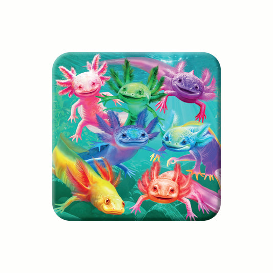 3D LiveLife Coasters - Axolotls