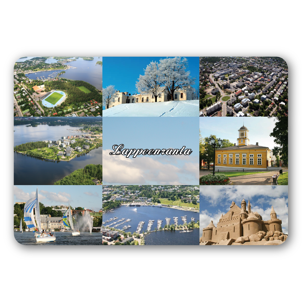 Lappeenranta Collage Picture Magnet LPR