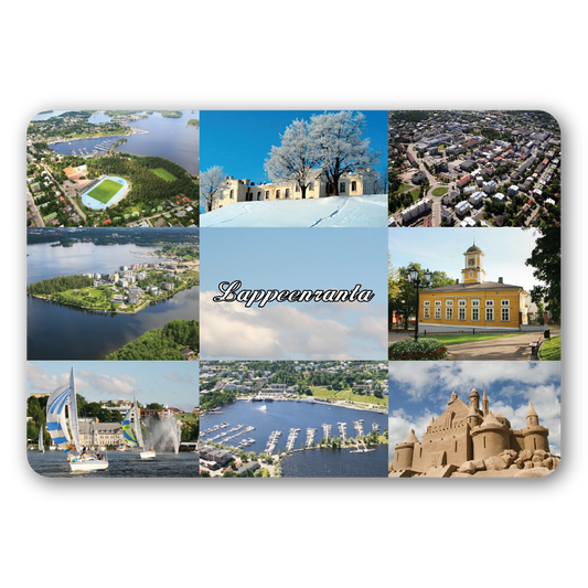 Lappeenranta Collage Picture Magnet LPR