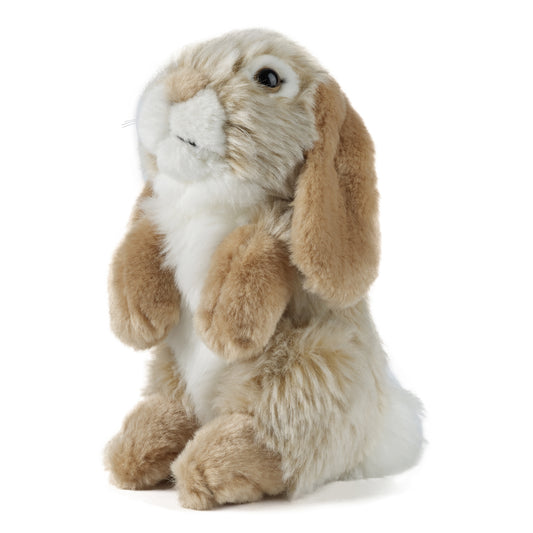 AN345B Brown Sitting Lop Eared Rabbit 19cm