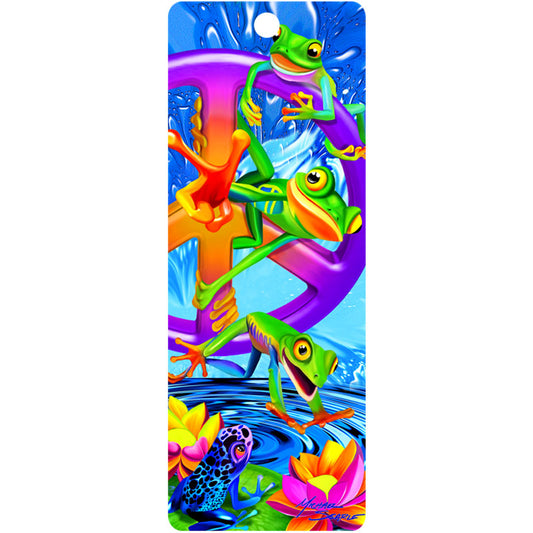 3D LiveLife Bookmarks - Hip Hop Frog