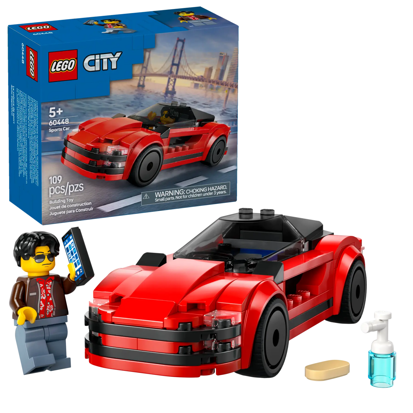 Punainen urheiluauto