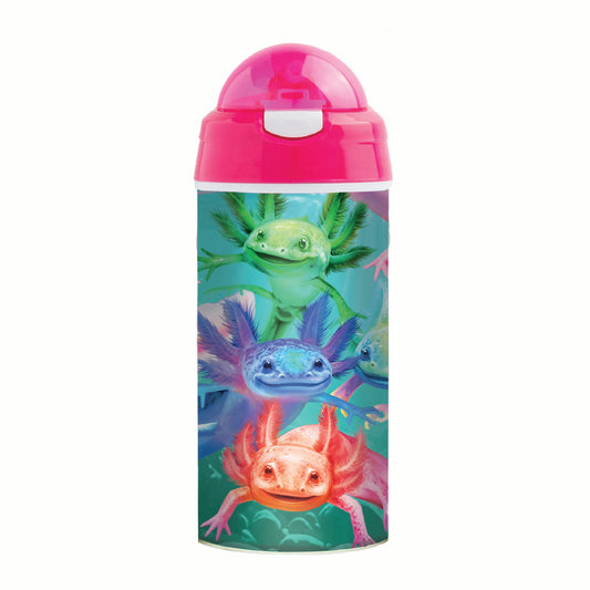 3D LiveLife Drinking Bottles - Axolotls