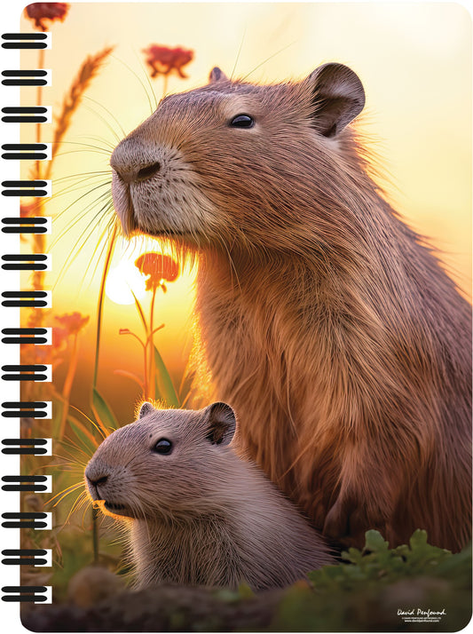 3D LiveLife Jotters - Cute Capybaras