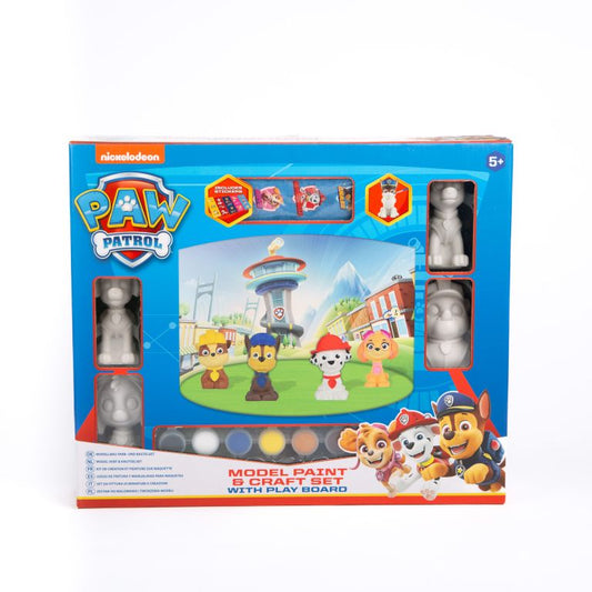 Paw Patrol Paint Set With Scene