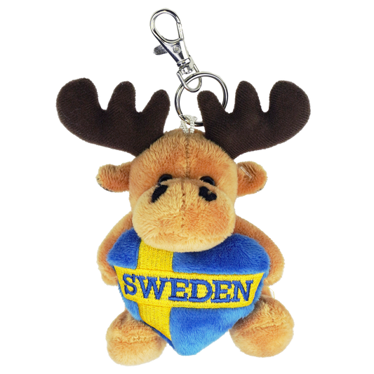 Heart Flag Antler Buddy Plush XS  9cm Keychain SWE