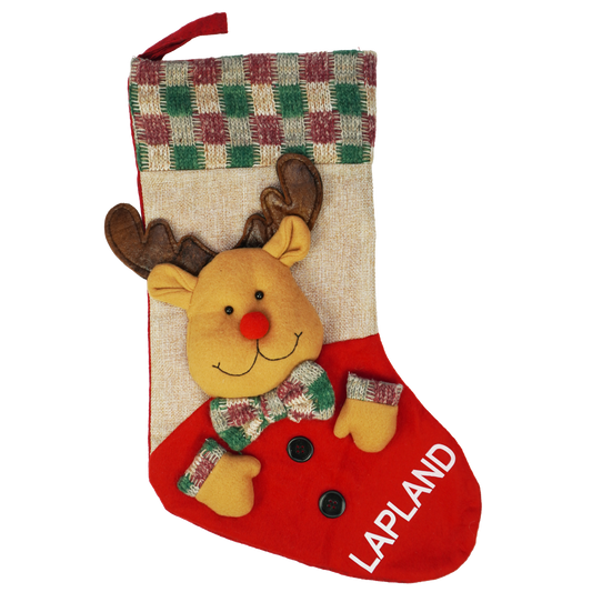 Christmas Sock Reindeer LAP