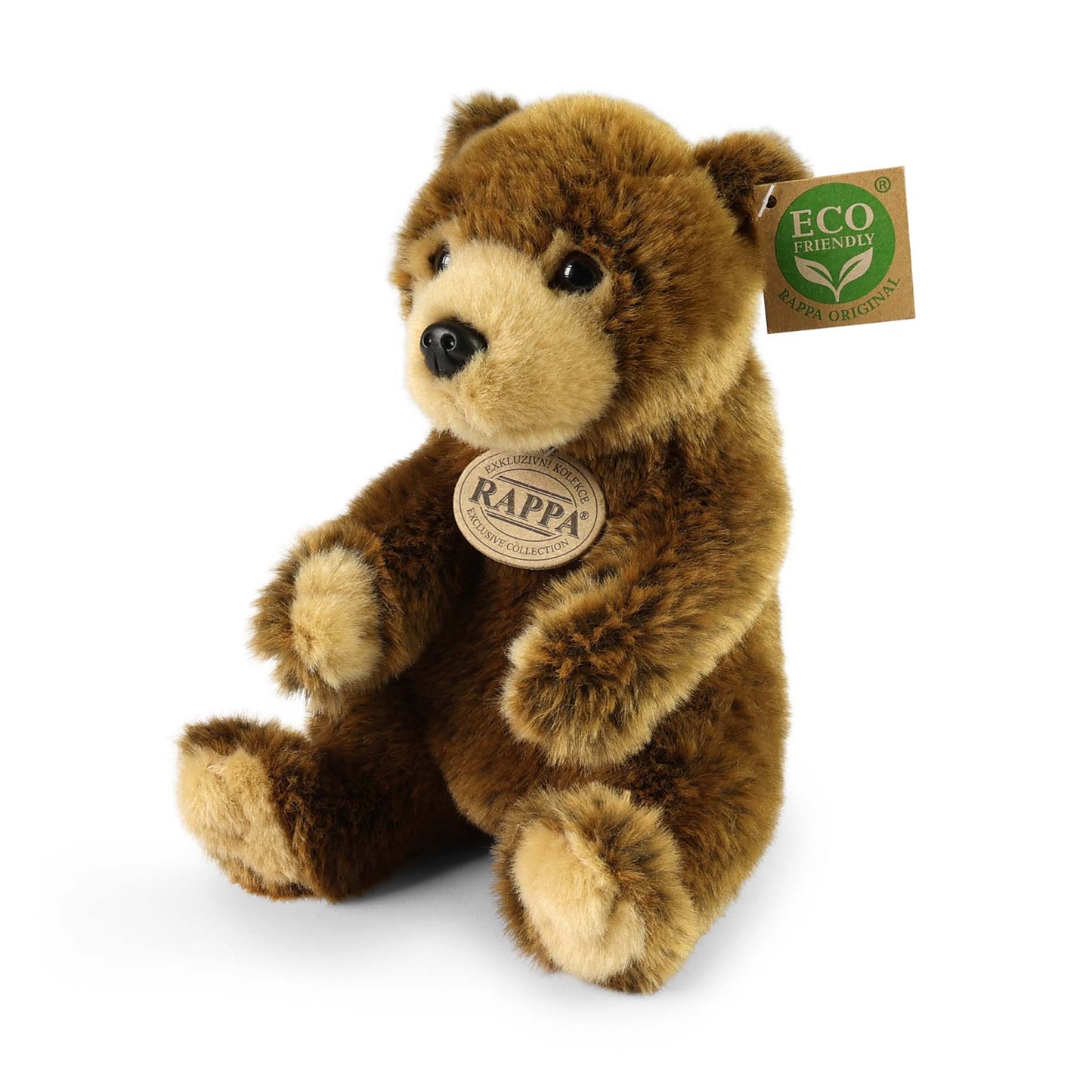 Plush brown bear 19 cm ECO-FRIENDLY