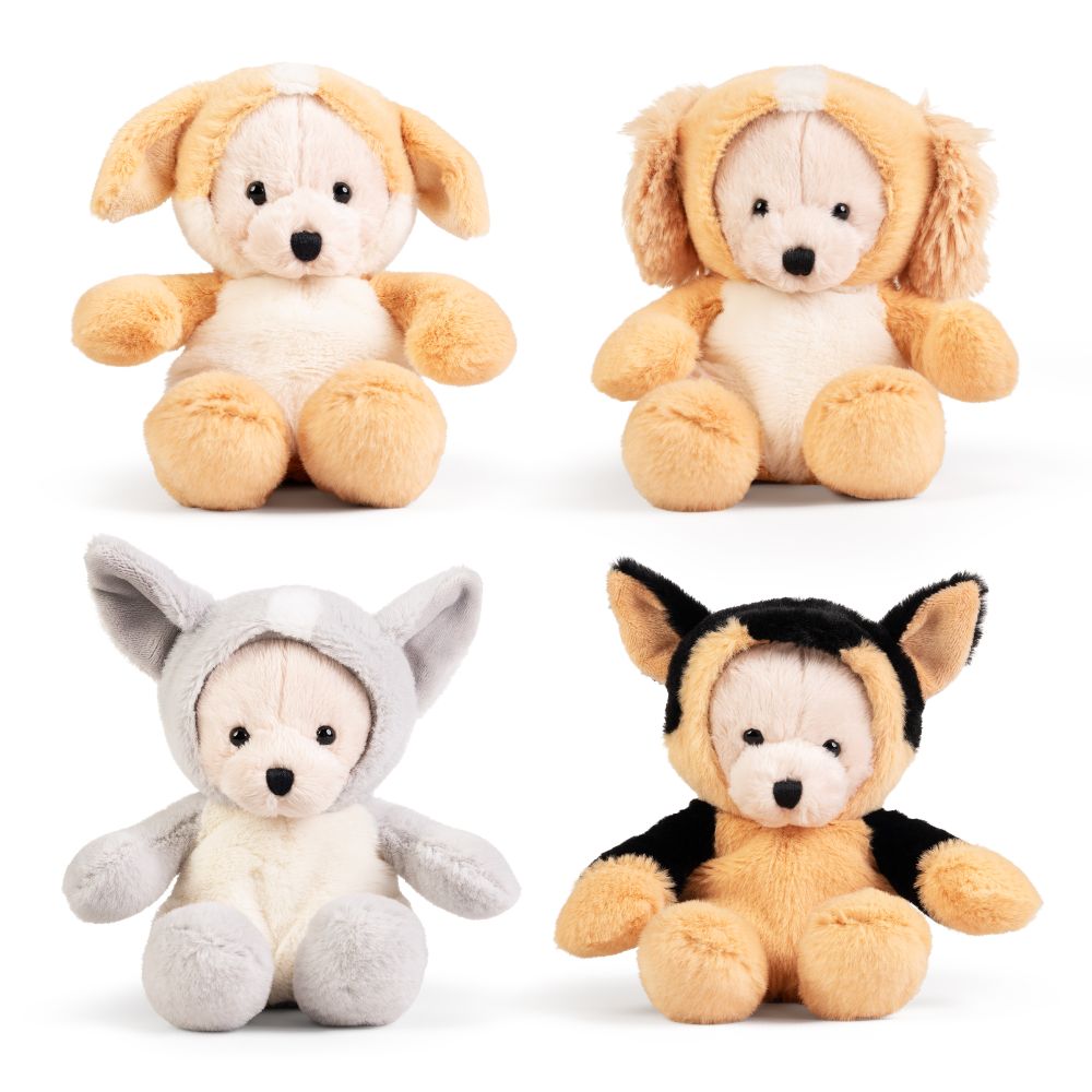 AN09DG LITTLE Dress Up Bear - Dogs 20cm