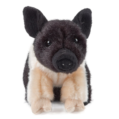 AN335BP Black &amp; Pink Piglet 20cm