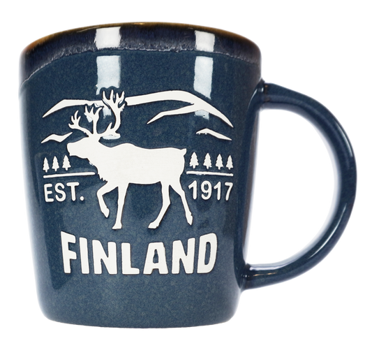 Rustic Mug Finland Blue FIN