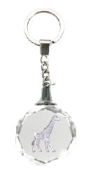 Crystal Silhouette Keychains - Giraffe